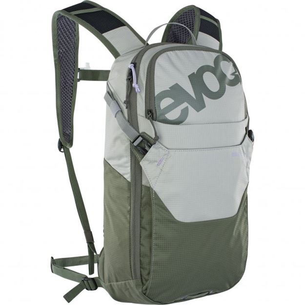 Picture of EVOC RIDE 8L BACKPACK + 2L HYDRATION BLADDER - STONE/DARK